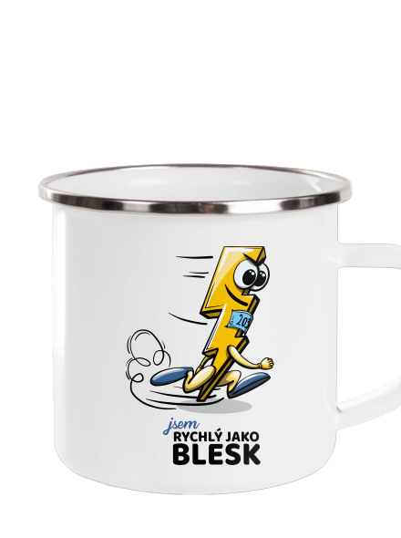 Rychlý jako blesk plecháček White