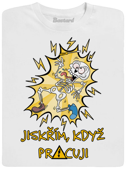 Jiskřím dětské tričko White