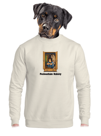 unisex mikina bez kapuce