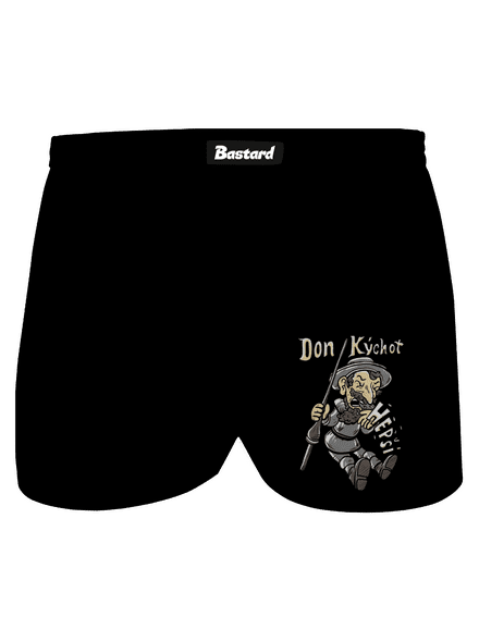 Don Kýchot pánské trenky Black