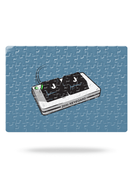 Klávesnice 2020 puzzle White