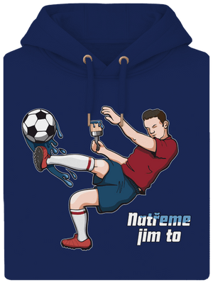 Natřeme jim to - Fotbal unisex mikina premium Navy