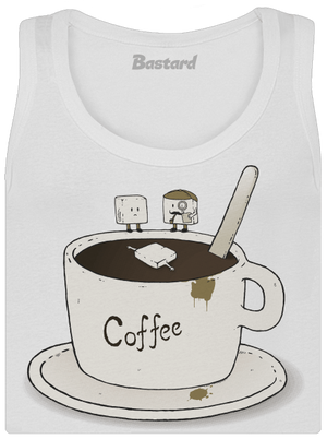 Kdo zabil cukřík? dámské tílko klasické White