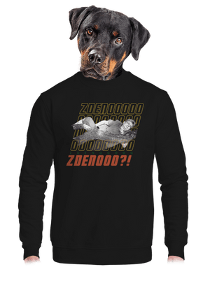 unisex mikina bez kapuce