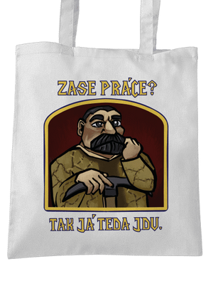 Zase práce? taška White