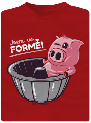 Ve formě pánské sportovní tričko Red Mal