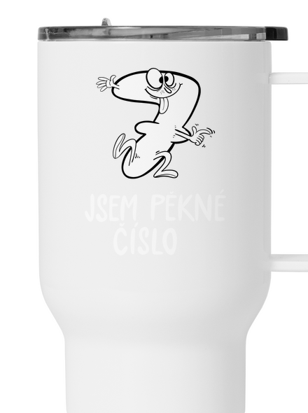Jsem pěkné číslo termohrnek White