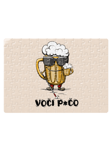 Voči p*čo puzzle White