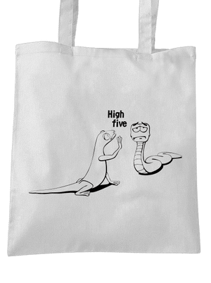 Omalovánka: High Five taška White