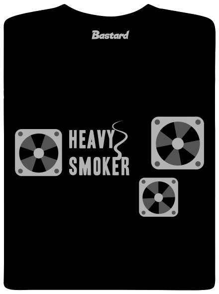 Heavy smoker dětské tričko Black