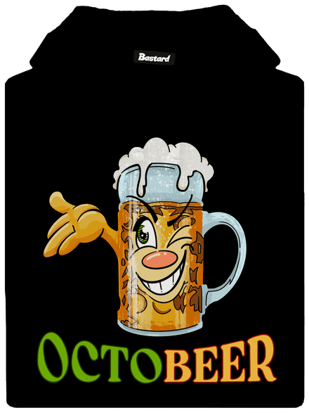 Octobeer pánská mikina klokanka Black