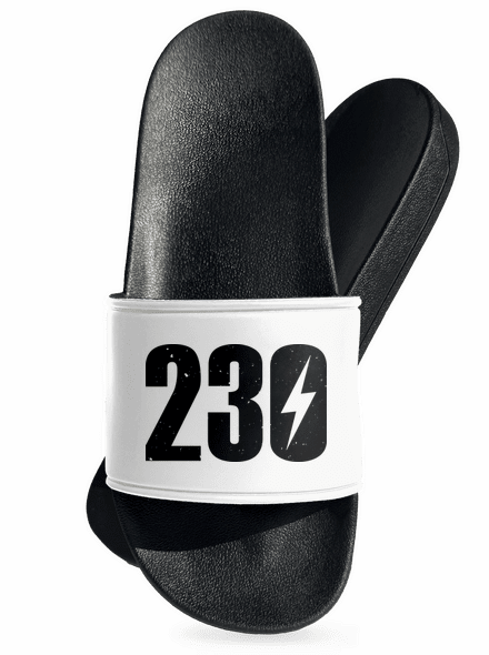 230 V pantofle White