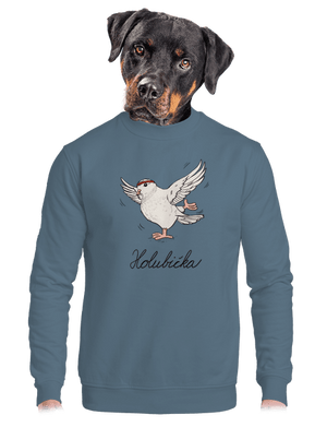 unisex mikina bez kapuce