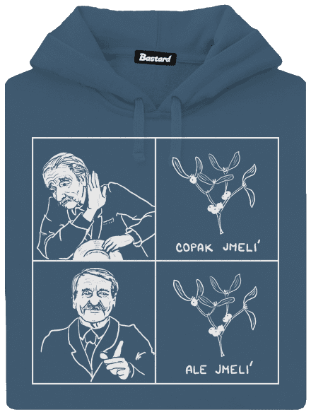 Cimrman: Copak jmelí dámská mikina klokanka Denim