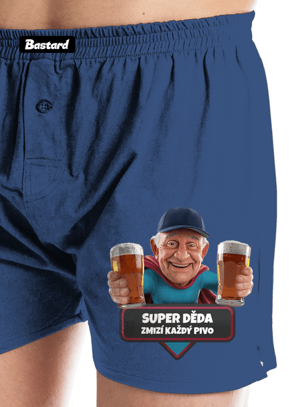 Super děda pánské trenky Blue