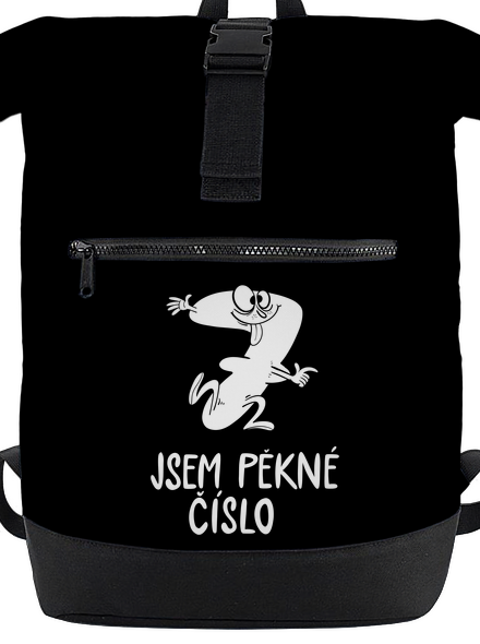Jsem pěkné číslo batoh Black