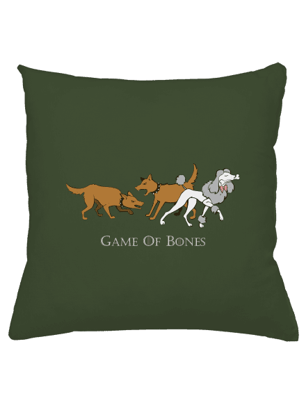 Game of Bones polštář Olive Green