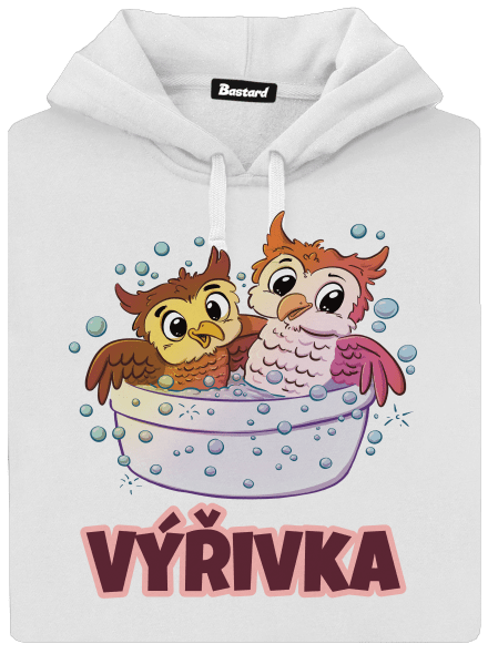 Výřivka dámská mikina klokanka White