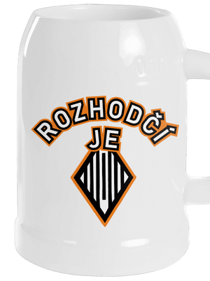 Rozhodčí půllitr White