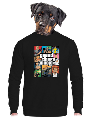 unisex mikina bez kapuce