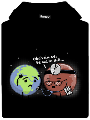 Diagnóza dámská mikina klokanka Black