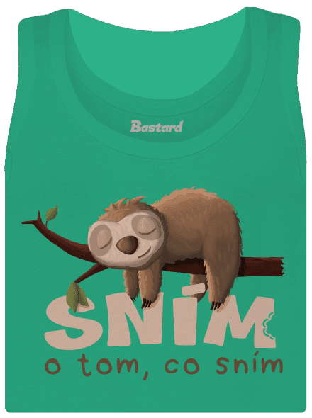 Sním o tom, co sním dámské tílko klasické Mint Mal