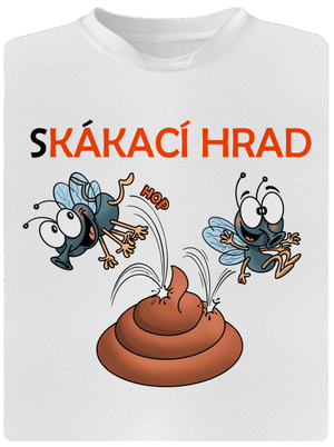Skákací hrad dětské sportovní tričko White