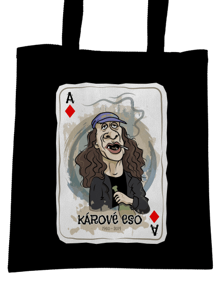 Kárové eso Jirky Káry taška Black