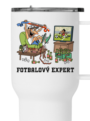 Fotbalový expert termohrnek White
