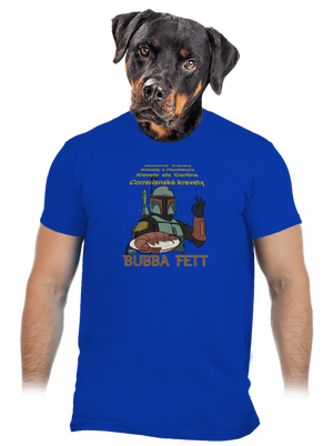 Bubba Fett pánské tričko Royal Blue