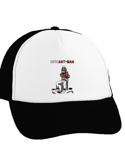 DeviAnt-man kšiltovka truckerka Black cap