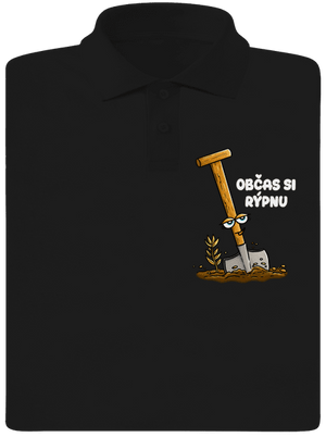 Občas si rýpnu pánská polokošile Black