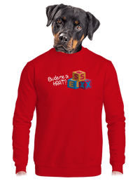 unisex mikina bez kapuce