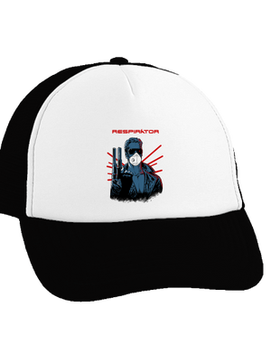 Respirátor kšiltovka truckerka Black cap