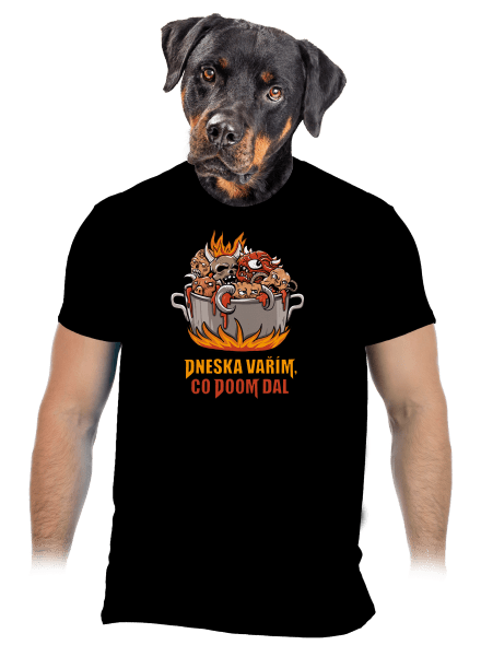 Co Doom dal pánské tričko Black