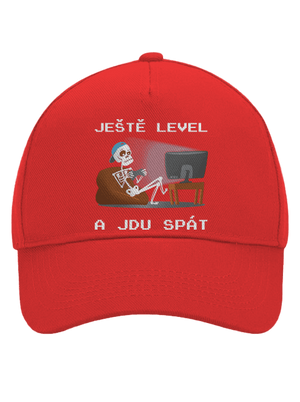 Ještě level kšiltovka baseballka Classic Red