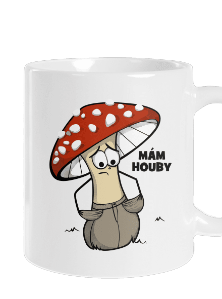 Mám houby klasický hrnek White