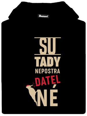 Nepostradatelné dětská mikina klokanka Black