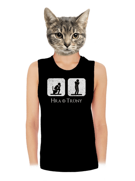 Hra o trůny dámské tílko volné Black