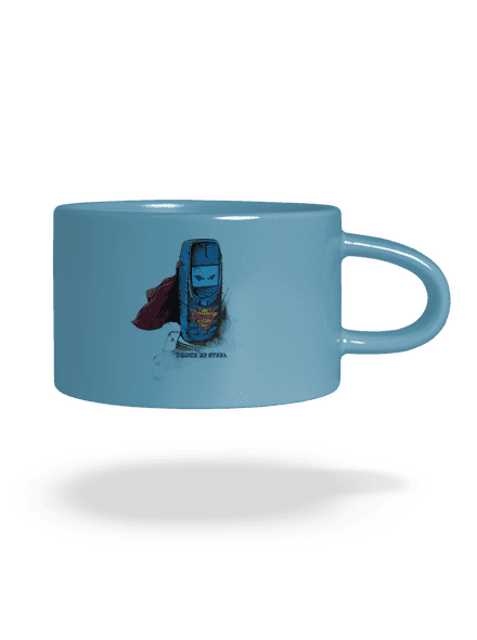 Mobil z oceli hrnek makronka Blue Macaron