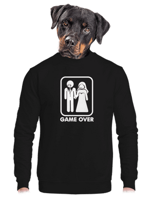 unisex mikina bez kapuce