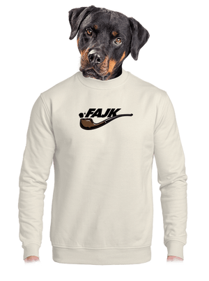 unisex mikina bez kapuce
