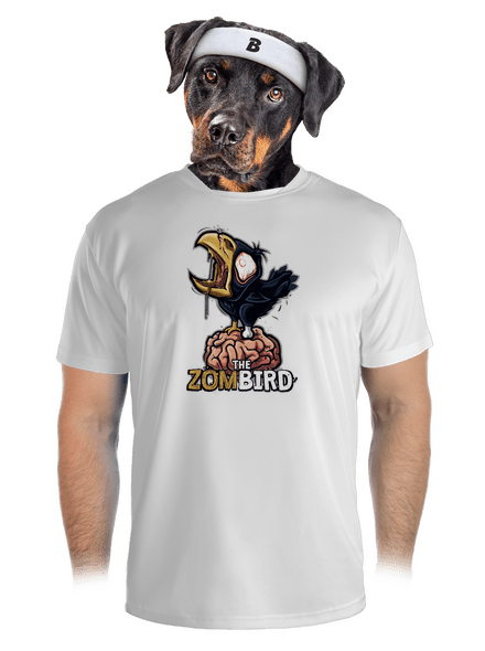 Zombird pánské sportovní tričko White