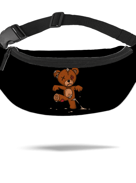 Zombie teddy ledvinka Black