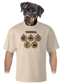 unisex tričko oversized