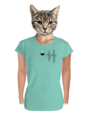 Coffee help dámské tričko premium Mint Mal