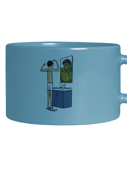 Hulk hrnek makronka Blue Macaron