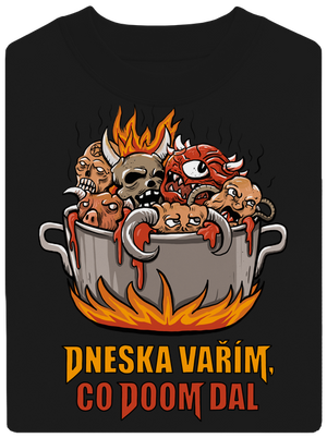 Co Doom dal unisex mikina bez kapuce Black