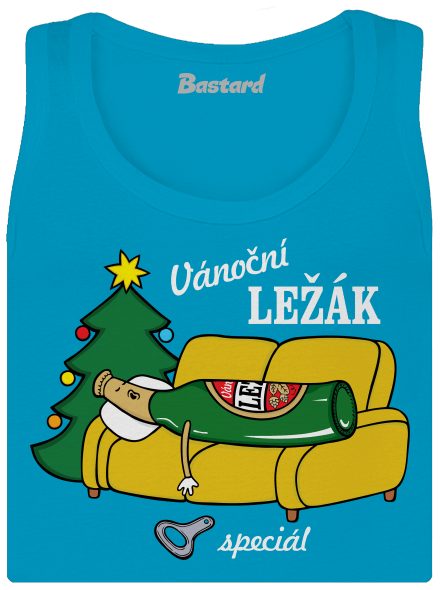 Vánoční ležák dámské tílko klasické Blue Atol