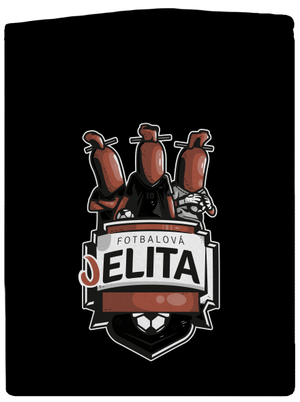 Fotbalová jelita dámská mikina na zip Black